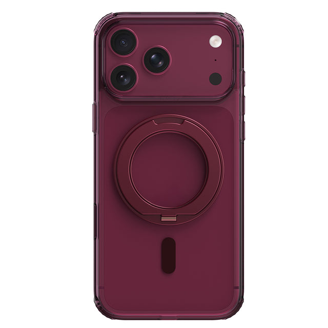 Apple iPhone 18 Pro Max Kılıf M-safe Şarj Özellikli Raptic Air Stand Serisi Aynalı Arka Yüzey Standlı Kapak
