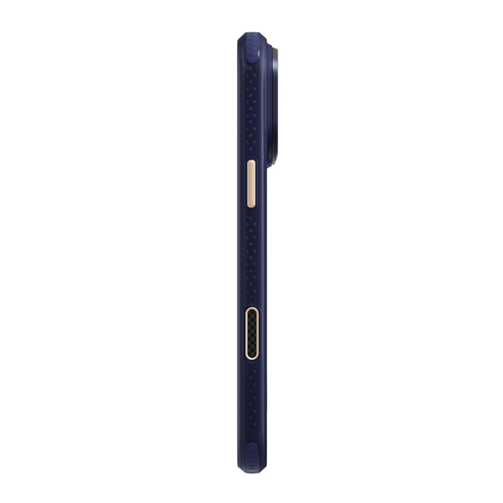 Apple iPhone 18 Pro Max Kılıf M-safe Şarj Özellikli Raptic Aramid Dual Grid Serisi Karbon Kapak