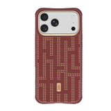Apple iPhone 18 Pro Max Kılıf M-safe Şarj Özellikli Raptic Aramid Dual Grid Serisi Karbon Kapak