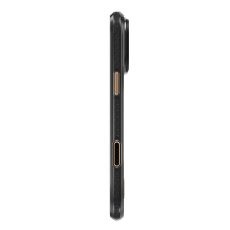 Apple iPhone 18 Pro Max Kılıf M-safe Şarj Özellikli Raptic Aramid Dual Rise Serisi 24 Ayar Altın Kaplamalı Karbon Kapak
