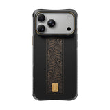Apple iPhone 18 Pro Max Kılıf M-safe Şarj Özellikli Raptic Aramid Dual Rise Serisi 24 Ayar Altın Kaplamalı Karbon Kapak