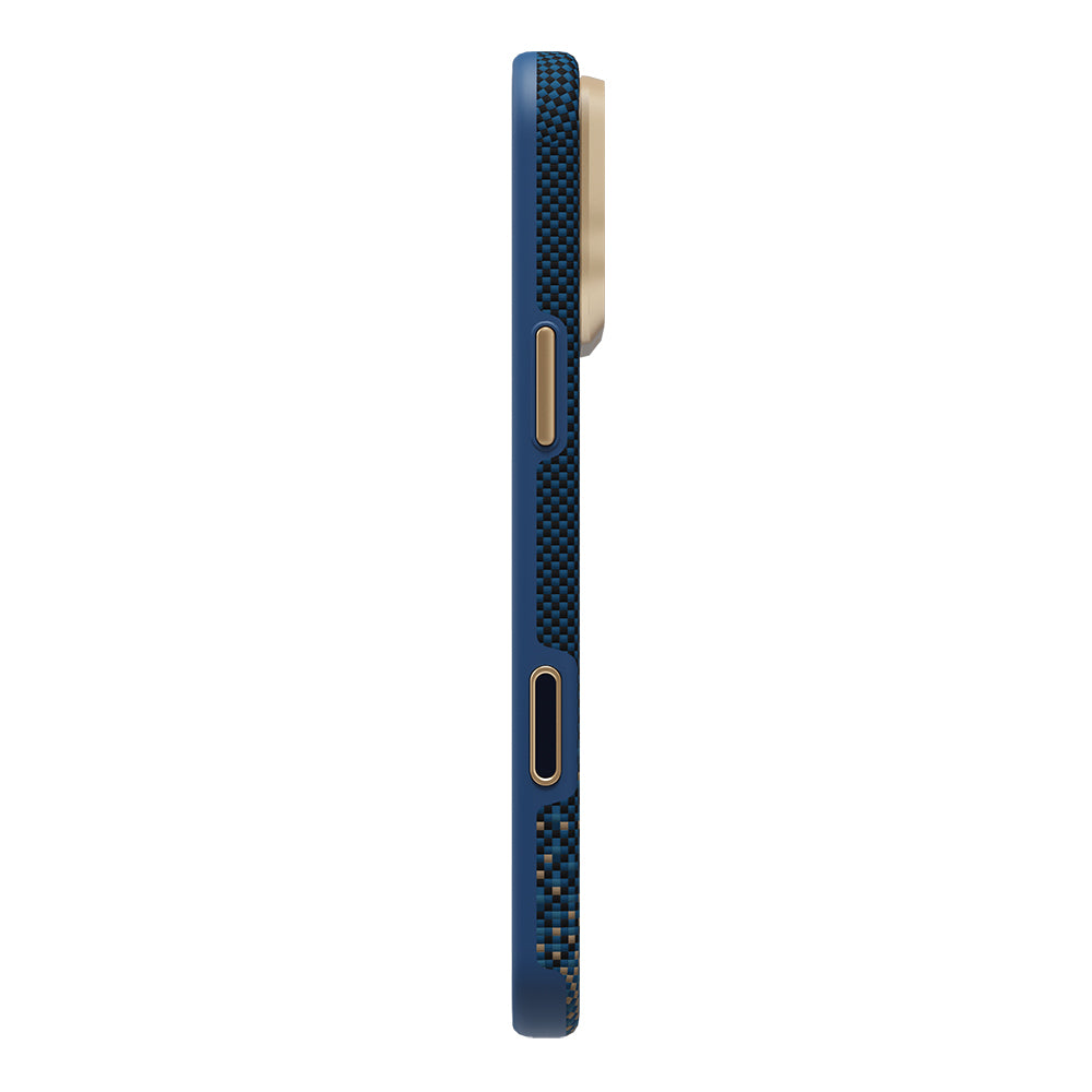 Apple iPhone 18 Pro Max Kılıf M-safe Şarj Özellikli Raptic Aramid Dual Ultra Serenity Serisi Karbon Kapak