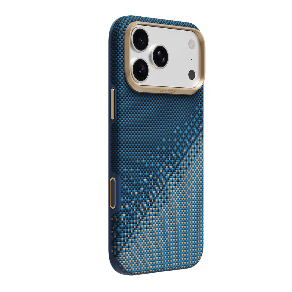 Apple iPhone 18 Pro Max Kılıf M-safe Şarj Özellikli Raptic Aramid Dual Ultra Serenity Serisi Karbon Kapak