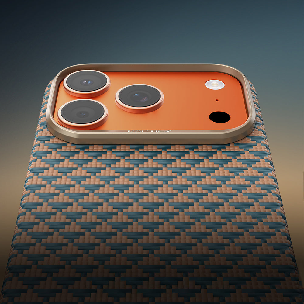 Apple iPhone 18 Pro Max Kılıf M-safe Şarj Özellikli Raptic Aramid Skin Origin Serisi Karbon Kapak