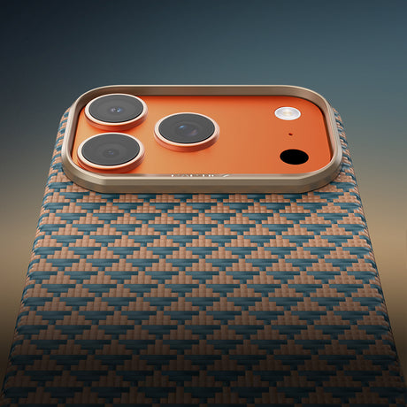 Apple iPhone 18 Pro Max Kılıf M-safe Şarj Özellikli Raptic Aramid Skin Origin Serisi Karbon Kapak