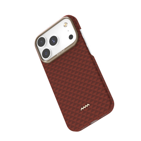 Apple iPhone 18 Pro Max Kılıf M-safe Şarj Özellikli Raptic Aramid Skin Origin Serisi Karbon Kapak
