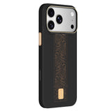 Apple iPhone 18 Pro Max Kılıf M-safe Şarj Özellikli Raptic Aramid Skin Rise Serisi 24 Ayar Altın Kaplamalı Karbon Kapak