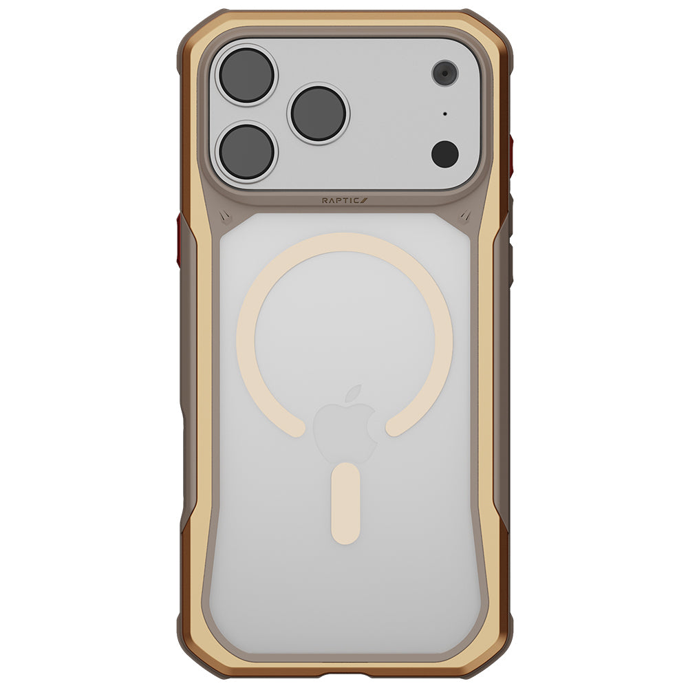 Apple iPhone 18 Pro Max Kılıf M-Safe Şarj Özellikli Raptic Shield Evo Serisi Airbagli Kapak
