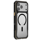 Apple iPhone 18 Pro Max Kılıf M-Safe Şarj Özellikli Raptic Shield Evo Serisi Airbagli Kapak