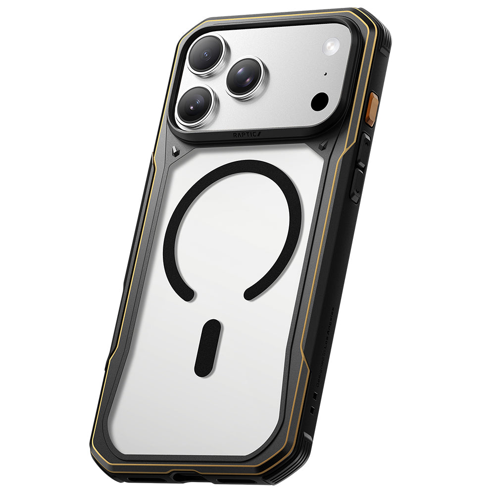 Apple iPhone 18 Pro Max Kılıf M-Safe Şarj Özellikli Raptic Shield Evo Serisi Airbagli Kapak