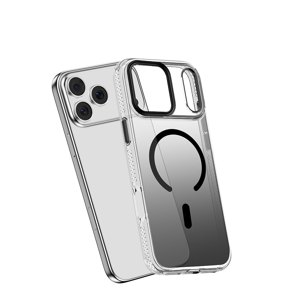 Apple iPhone 18 Pro Max Kılıf M-safe Şarj Özellikli Sararmaya Karşı Dayanıklı Mutural Icesense Serisi Kapak