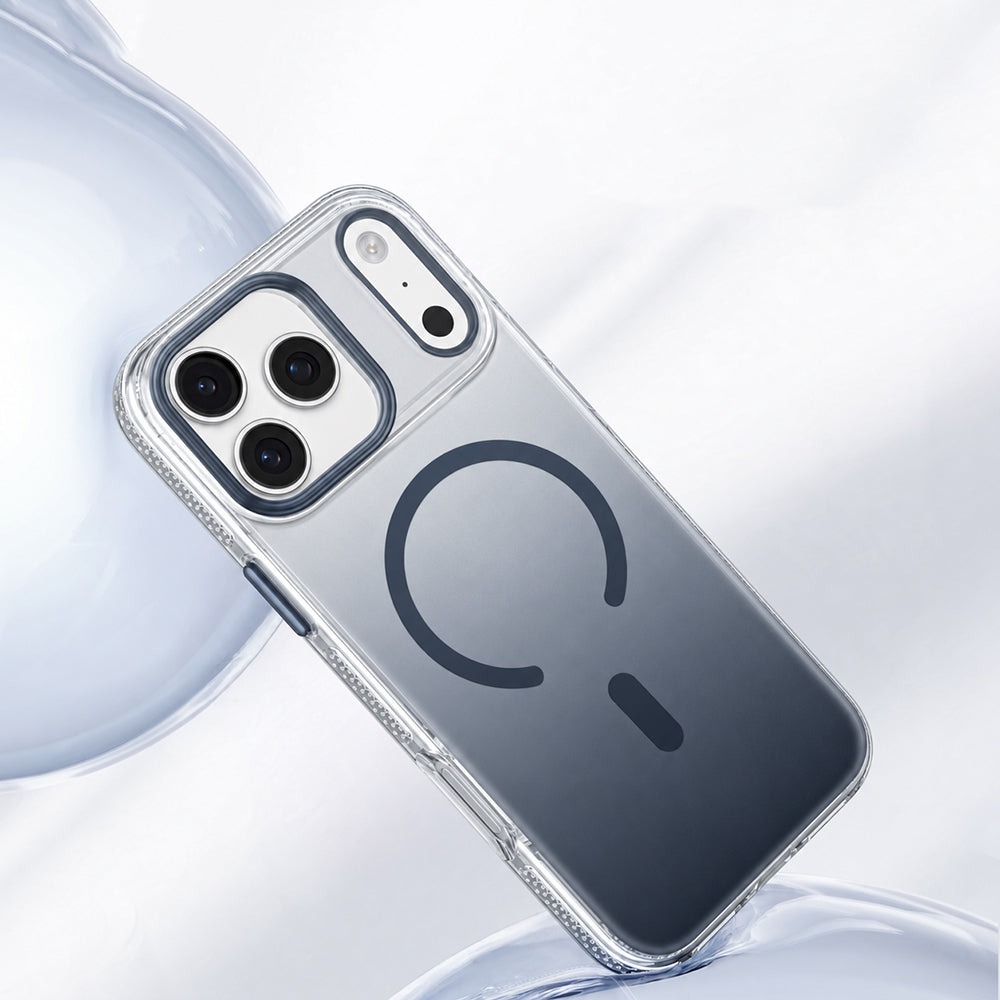 Apple iPhone 18 Pro Max Kılıf M-safe Şarj Özellikli Sararmaya Karşı Dayanıklı Mutural Icesense Serisi Kapak