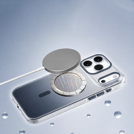 Apple iPhone 18 Pro Max Kılıf M-safe Şarj Özellikli Sararmaya Karşı Dayanıklı Mutural Icesense Serisi Kapak