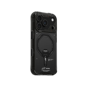 Apple iPhone 18 Pro Max Kılıf M-safe Şarj Özellikli Şeffaf Airbag Tasarımlı Skinarma Saido Mag-Charge Kapak