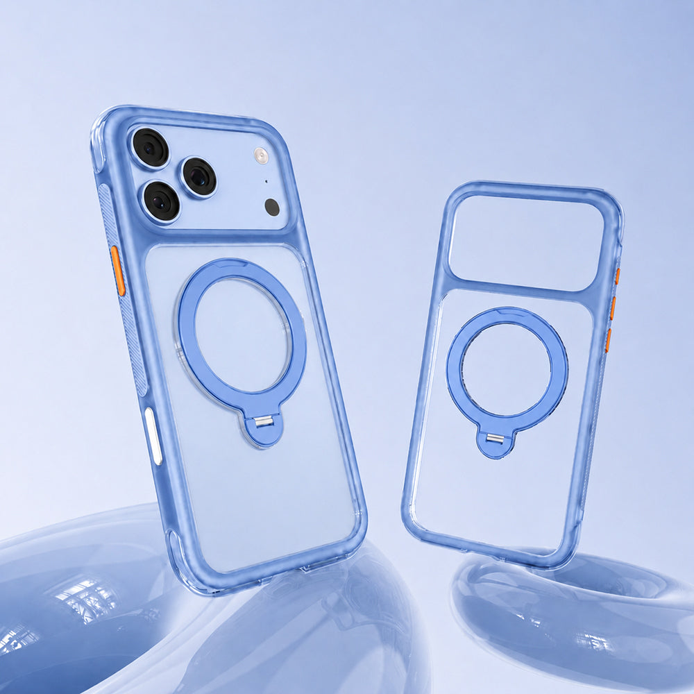 Apple iPhone 18 Pro Max Kılıf M-safe Şarj Özellikli Standlı Airbag Tasarımlı Mutural Air Shield Serisi Kapak