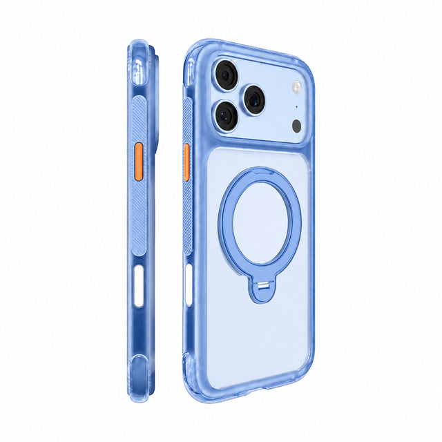 Apple iPhone 18 Pro Max Kılıf M-safe Şarj Özellikli Standlı Airbag Tasarımlı Mutural Air Shield Serisi Kapak
