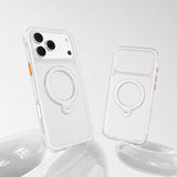 Apple iPhone 18 Pro Max Kılıf M-safe Şarj Özellikli Standlı Airbag Tasarımlı Mutural Air Shield Serisi Kapak