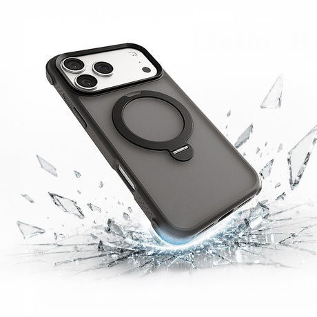 Apple iPhone 18 Pro Max Kılıf M-safe Şarj Özellikli Standlı Lenyes Eclat Kapak