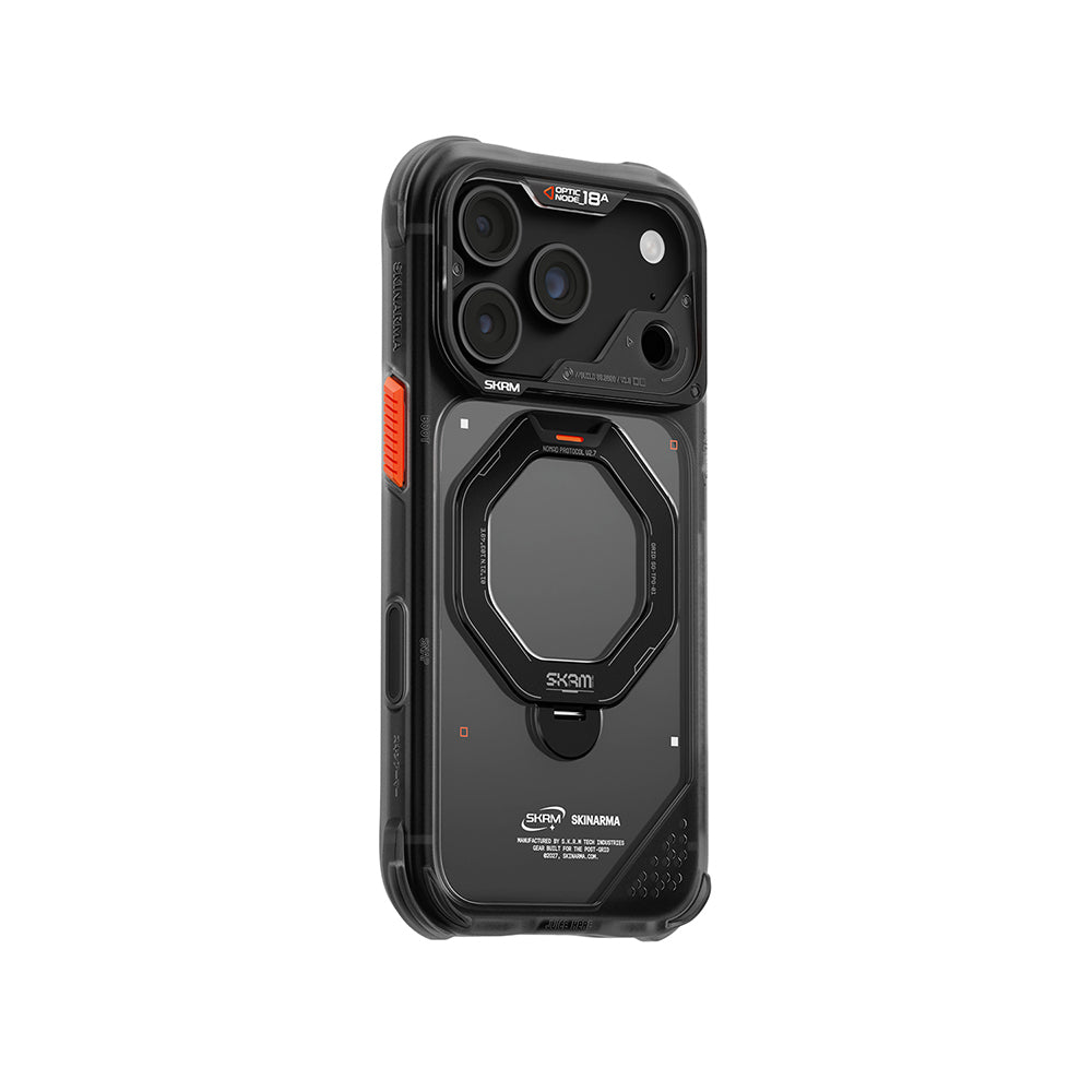 Apple iPhone 18 Pro Max Kılıf M-safe Şarj Özellikli Standlı Skinarma Saturn Kapak