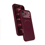 Apple iPhone 18 Pro Max Kılıf M-safe Şarj Özellikli Standlı Zore Samara Kapak