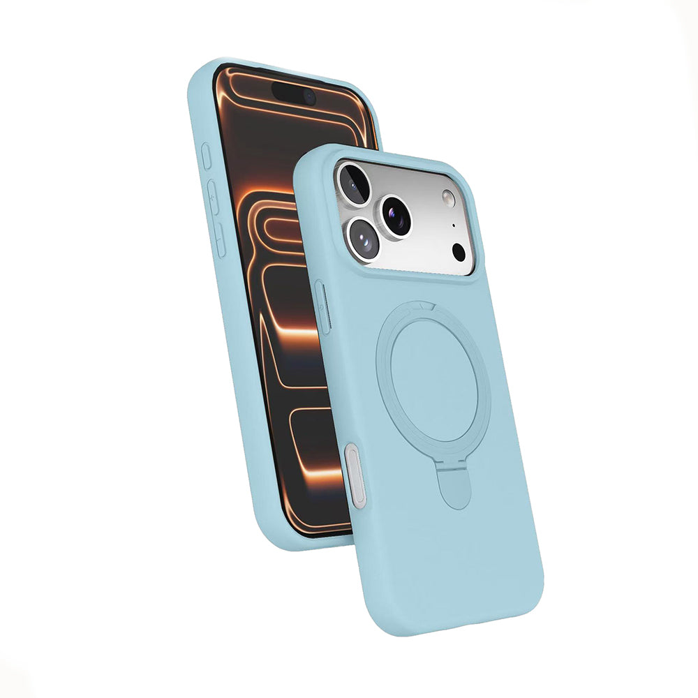 Apple iPhone 18 Pro Max Kılıf M-safe Şarj Özellikli Standlı Zore Samara Kapak