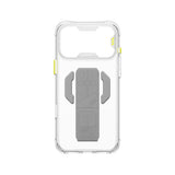 Apple iPhone 18 Pro Max Kılıf M-safe Şarj Özellikli Teknoloji Desenli Skinarma Helio CE Mag Charge Standlı Kapak
