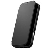 Apple iPhone 18 Pro Max Kılıf M-safe Şarj Özellikli Vegan Deri Tasarımlı Şeffaf Arka Yüzey Kartlıklı Raptic Urban Folio Serisi Kapak