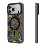 Apple iPhone 18 Pro Max Kılıf M-Safe Şarj Özellikli Youngkit Camouflage Sykell Serisi Kapak