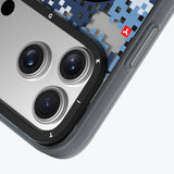 Apple iPhone 18 Pro Max Kılıf M-Safe Şarj Özellikli Youngkit Camouflage Sykell Serisi Kapak