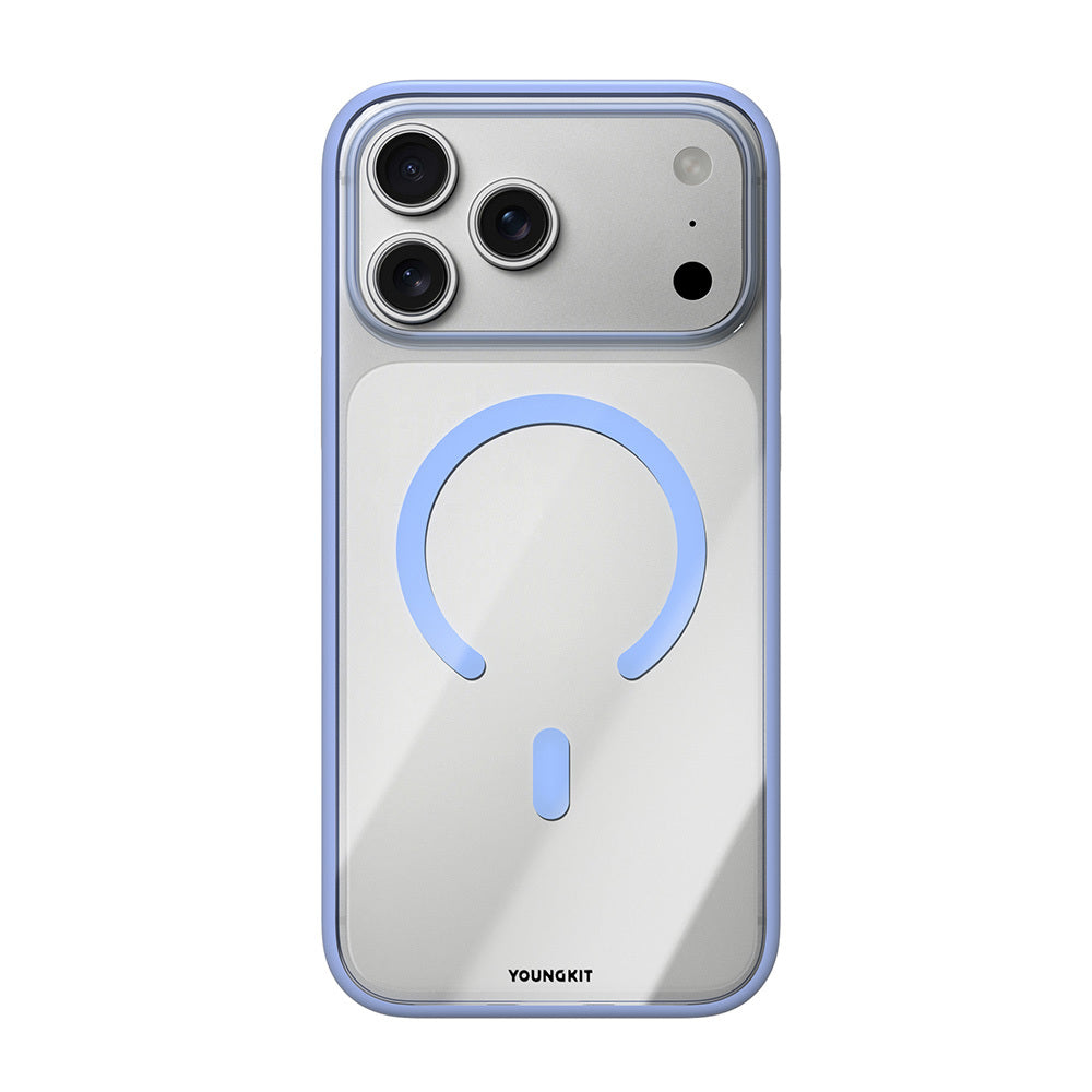 Apple iPhone 18 Pro Max Kılıf M-safe Şarj Özellikli Youngkit Clear Serisi Kapak