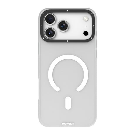 Apple iPhone 18 Pro Max Kılıf M-safe Şarj Özellikli Youngkit Hidden Sand Serisi Kapak