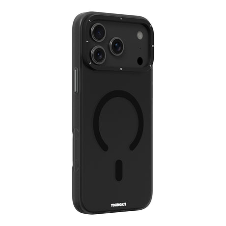Apple iPhone 18 Pro Max Kılıf M-safe Şarj Özellikli Youngkit Hidden Sand Serisi Kapak