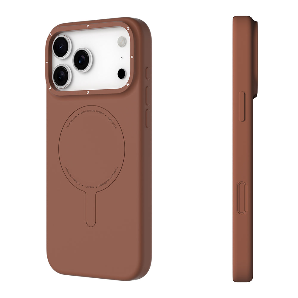 Apple iPhone 18 Pro Max Kılıf M-Safe Şarj Özellikli Youngkit Morandi Serisi Kapak