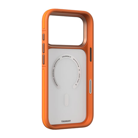 Apple iPhone 18 Pro Max Kılıf M-safe Şarj Özellikli Youngkit Rock Sand Serisi Kapak