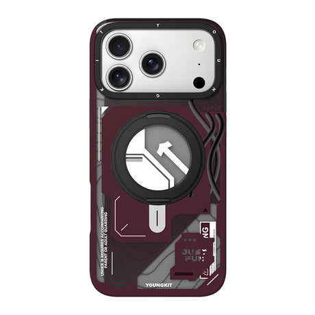 Apple iPhone 18 Pro Max Kılıf M-safe Şarj Özellikli Youngkit Starship Serisi Kapak