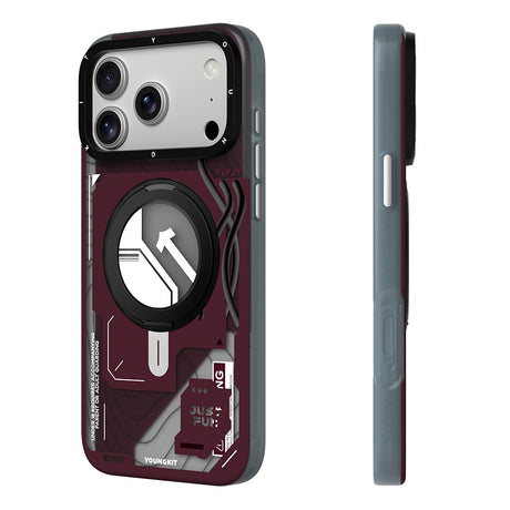 Apple iPhone 18 Pro Max Kılıf M-safe Şarj Özellikli Youngkit Starship Serisi Kapak