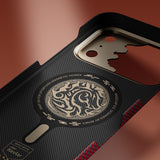 Apple iPhone 18 Pro Max Kılıf M-safe Şarj Özellikli Yükseltilmiş Kamera Çerçeveli Benks ArmorAir Knight Serisi C1 Kevlar Kapak