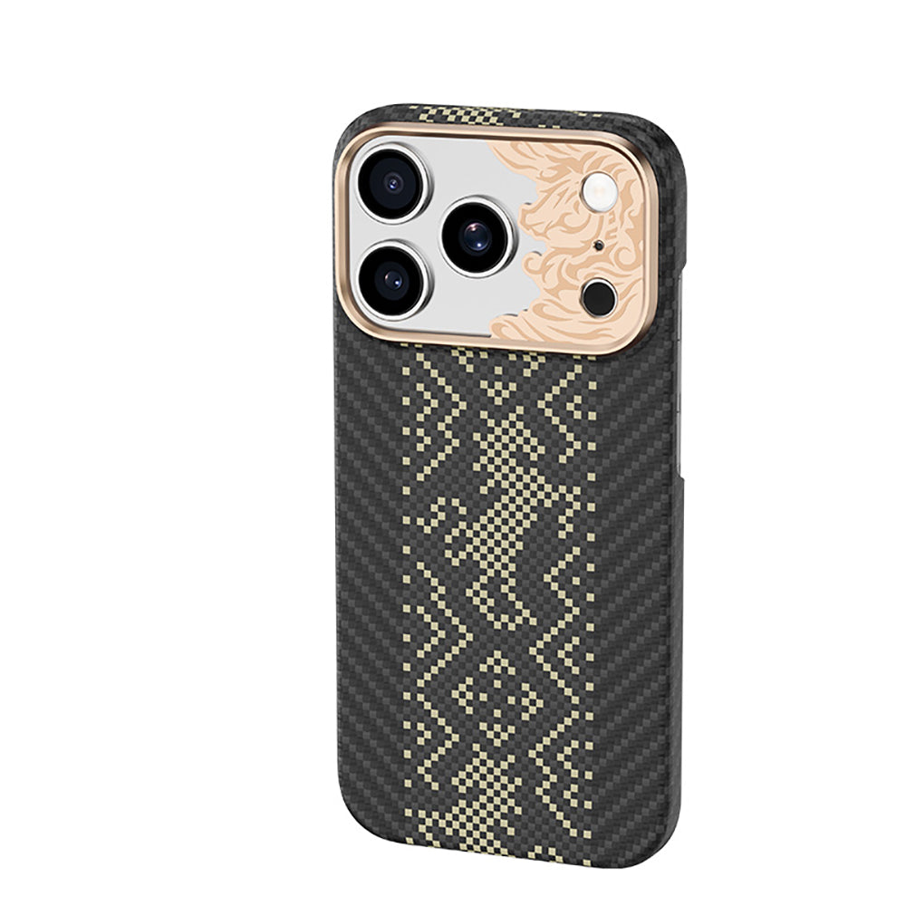 Apple iPhone 18 Pro Max Kılıf M-safe Şarj Özellikli Yükseltilmiş Kamera Çerçeveli Benks ArmorAir Knight Serisi C1 Kevlar Kapak