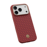 Apple iPhone 18 Pro Max Kılıf M-Safe Şarj Özellikli Yükseltilmiş Kamera Çerçeveli Benks ArmorPro ArmorGrid Serisi Kevlar Karbon Kapak