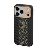Apple iPhone 18 Pro Max Kılıf M-safe Şarj Özellikli Yükseltilmiş Kamera Çerçeveli Karbon Fiber Tasarımlı Benks Knight ArmorPro Kevlar Kapak