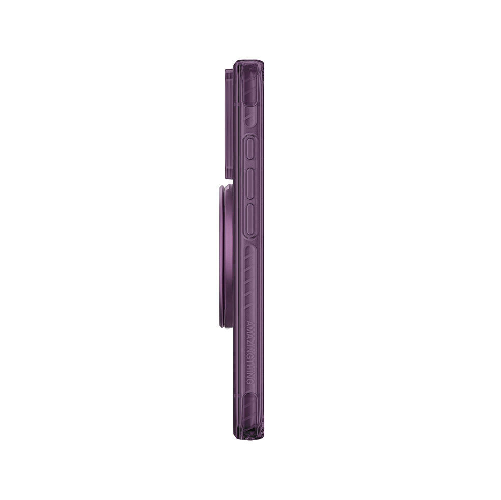 Apple iPhone 18 Pro Max Kılıf M-safe Şarj Özellikli Yüzük Standlı Amazingthing Titan Pro Grip Ring Serisi Kapak