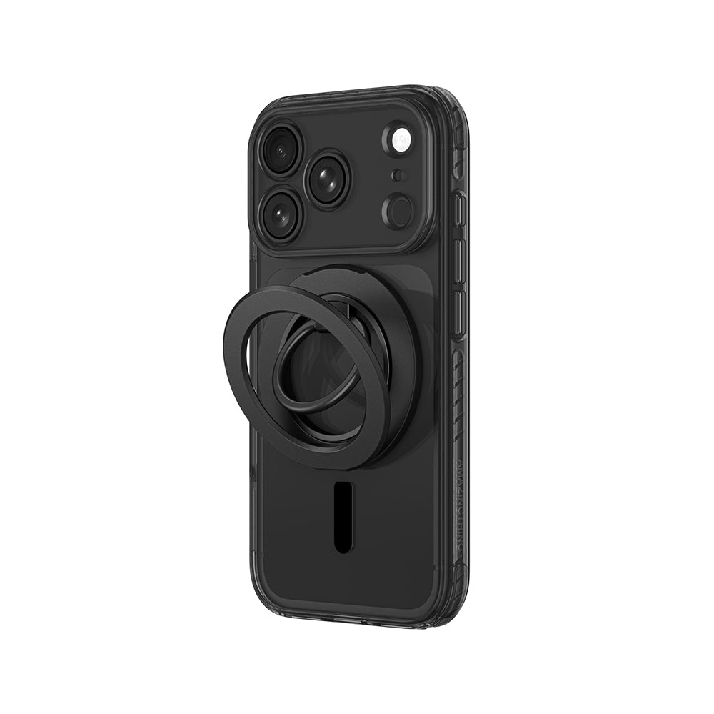 Apple iPhone 18 Pro Max Kılıf M-safe Şarj Özellikli Yüzük Standlı Amazingthing Titan Pro Grip Ring Serisi Kapak