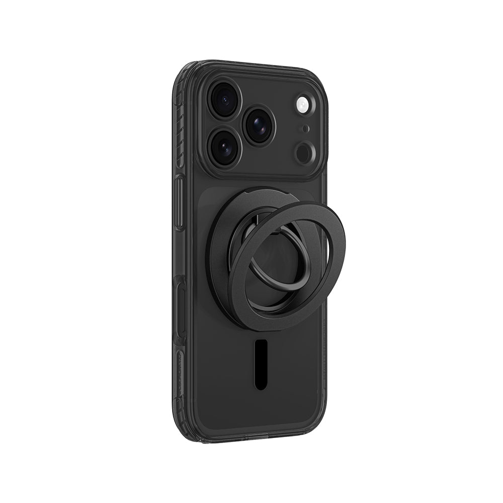 Apple iPhone 18 Pro Max Kılıf M-safe Şarj Özellikli Yüzük Standlı Amazingthing Titan Pro Grip Ring Serisi Kapak