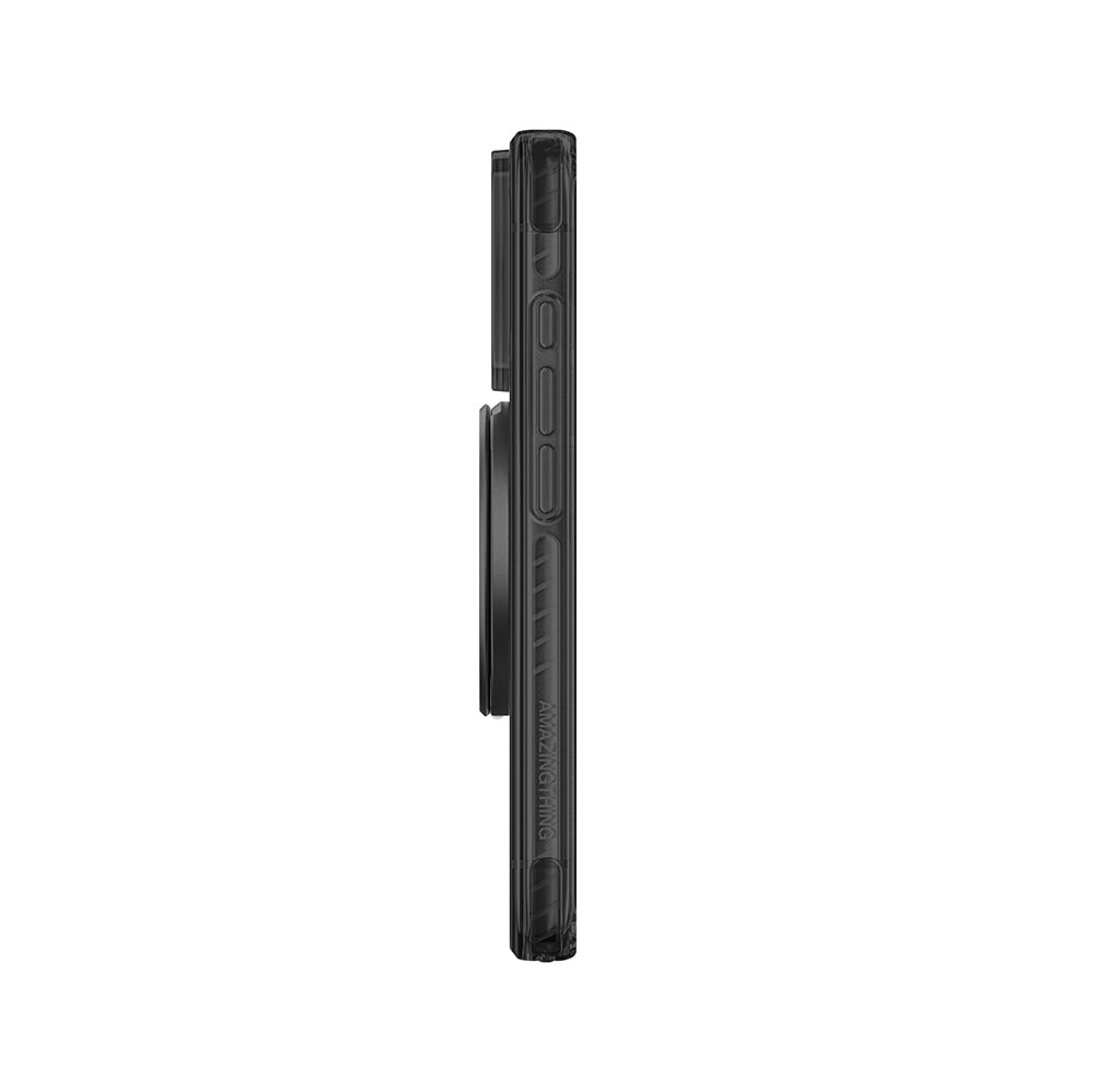 Apple iPhone 18 Pro Max Kılıf M-safe Şarj Özellikli Yüzük Standlı Amazingthing Titan Pro Grip Ring Serisi Kapak