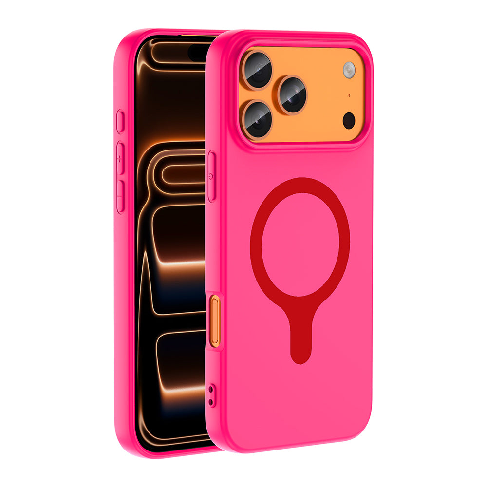 Apple iPhone 18 Pro Max Kılıf M-Safe Şarj Özellikli Zore Aris Silikon Kapak