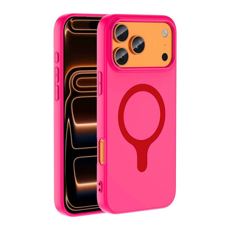 Apple iPhone 18 Pro Max Kılıf M-Safe Şarj Özellikli Zore Aris Silikon Kapak
