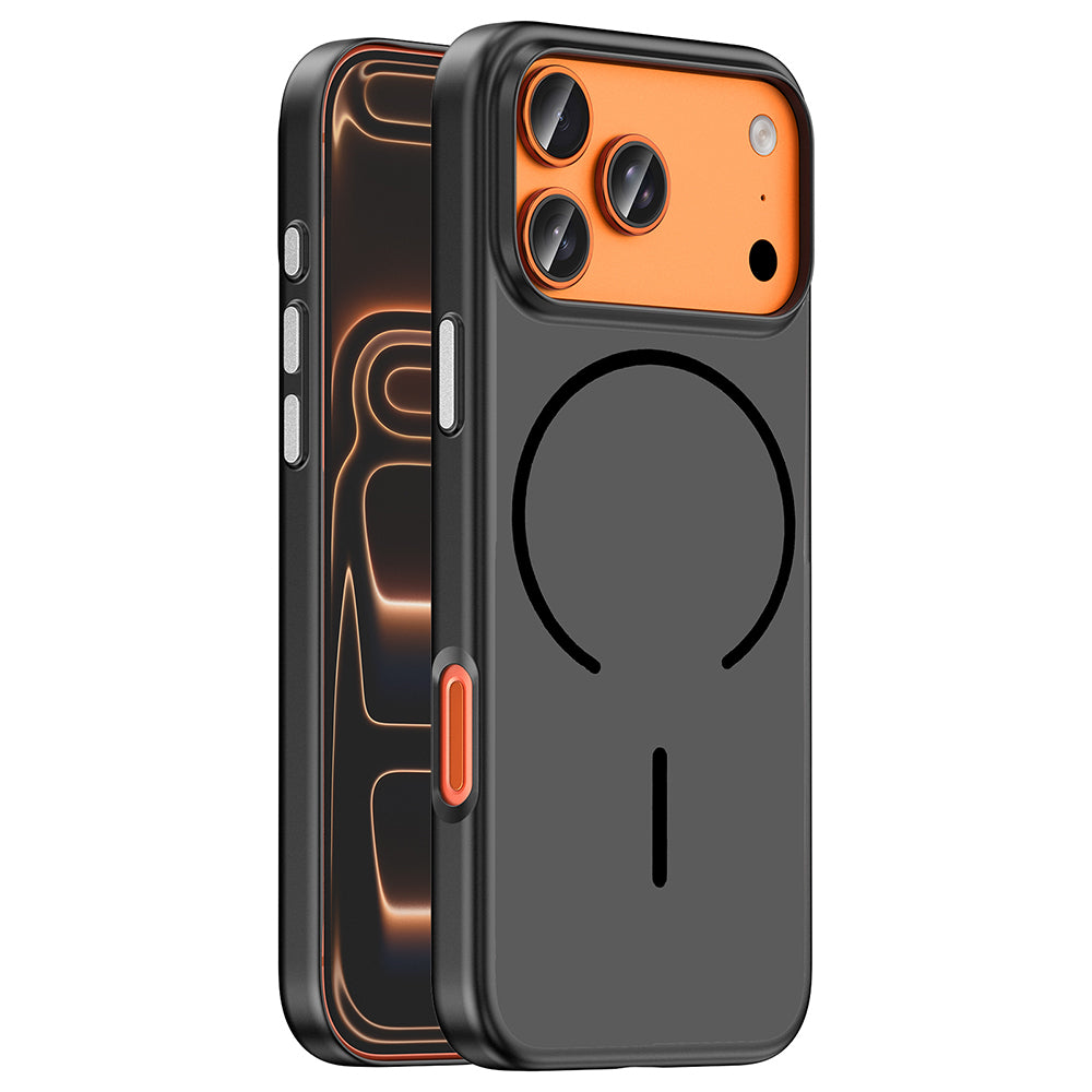 Apple iPhone 18 Pro Max Kılıf M-Safe Şarj Özellikli Zore Lora PC Kapak