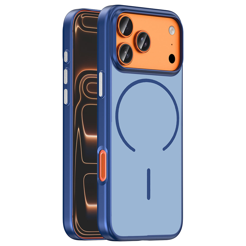 Apple iPhone 18 Pro Max Kılıf M-Safe Şarj Özellikli Zore Lora PC Kapak