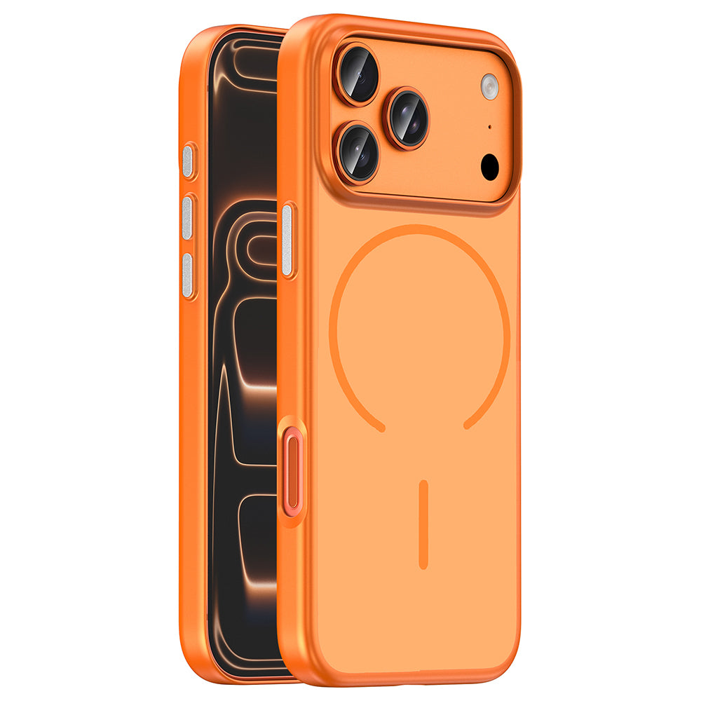 Apple iPhone 18 Pro Max Kılıf M-Safe Şarj Özellikli Zore Lora PC Kapak