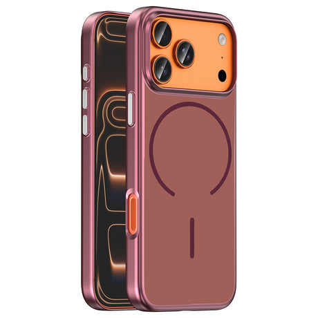 Apple iPhone 18 Pro Max Kılıf M-Safe Şarj Özellikli Zore Lora PC Kapak